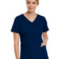 Women's Three-Pocket V-Neck Top - 3501 - Navy