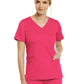 Women's Three-Pocket V-Neck Top - 3501 - Watermelon