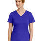 Women's Three-Pocket Curved Mock Wrap Top - 3701 - Galaxy Blue