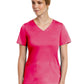 Women's Three-Pocket Curved Mock Wrap Top - 3701 - Watermelon