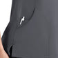 Women's Three-Pocket Contrast Stitching V-Neck Top - 4510 - Pewter