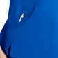 Women's Three-Pocket Contrast Stitching V-Neck Top - 4510 - Royal Blue