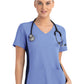 Women's Two-Pocket Mock Wrap Top - 4520 - Ceil Blue
