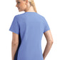 Women's Two-Pocket Mock Wrap Top - 4520 - Ceil Blue