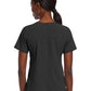 Women's Three-Pocket Mock Wrap Top - 4521 - Black