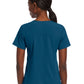Women's Three-Pocket Mock Wrap Top - 4521 - Caribbean Blue