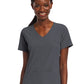 Women's Three-Pocket Mock Wrap Top - 4521 - Pewter