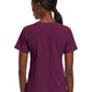 Women's Three-Pocket Mock Wrap Top - 4521 - Wine