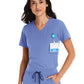Women's One-Pocket V-Neck Tuck-In Top - 4530 - Ceil Blue