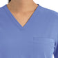 Women's One-Pocket V-Neck Tuck-In Top - 4530 - Ceil Blue