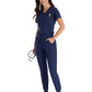 Women's One-Pocket V-Neck Tuck-In Top - 4530 - Navy