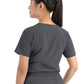 Women's One-Pocket V-Neck Tuck-In Top - 4530 - Pewter