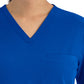 Women's One-Pocket V-Neck Tuck-In Top - 4530 - Royal Blue