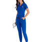 Women's One-Pocket V-Neck Tuck-In Top - 4530 - Royal Blue
