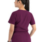Women's One-Pocket V-Neck Tuck-In Top - 4530 - Wine