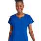 Women's Three-Pocket Notched Neck Dolman Top - 4540 - Royal Blue