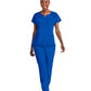 Women's Three-Pocket Notched Neck Dolman Top - 4540 - Royal Blue