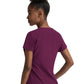 Women's Three-Pocket Notched Neck Dolman Top - 4540 - Wine