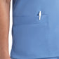 Men's Three-Pocket V-Neck Top - 5502 - Ceil Blue
