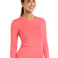 Women's Long Sleeve Underscrub Tee - 6609 - Coral