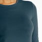 Women's Basic Long Sleeve Underscrub Tee - 6909 - Caribbean Blue