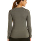 Women's Basic Long Sleeve Underscrub Tee - 6909 - Heather Grey