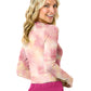 Women's Basic Long Sleeve Underscrub Tee - 6909 - Sorbet Print