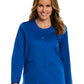 Women's Three-Pocket Round Neck Jacket - 7701 - Royal Blue