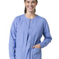 Women's Four-Pocket Warm-Up Jacket - 8706 - Ceil Blue