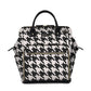 Water-Resistant Clinical Backpack - NB003 - Houndstooth