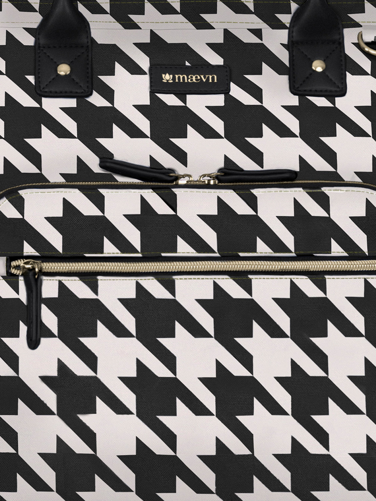 Water-Resistant Clinical Backpack - NB003 - Houndstooth