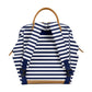 Water-Resistant Clinical Backpack - NB003 - Navy Stripe