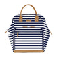Water-Resistant Clinical Backpack - NB003 - Navy Stripe