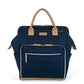 Silver Zipper Clinical Backpack - NB003S - Navy