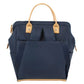 Silver Zipper Clinical Backpack - NB003S - Navy