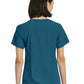 Women's Fitted One-Pocket V-Neck Top - SJ101 - Caribbean