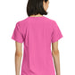 Women's Fitted One-Pocket V-Neck Top - SJ101 - Pink Pop