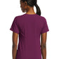 Women's Fitted Two-Pocket V-Neck Top - SJ102 - Wine