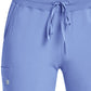 Women's Fitted Five-Pocket Jogger Pant - SJ202 - Ciel Blue