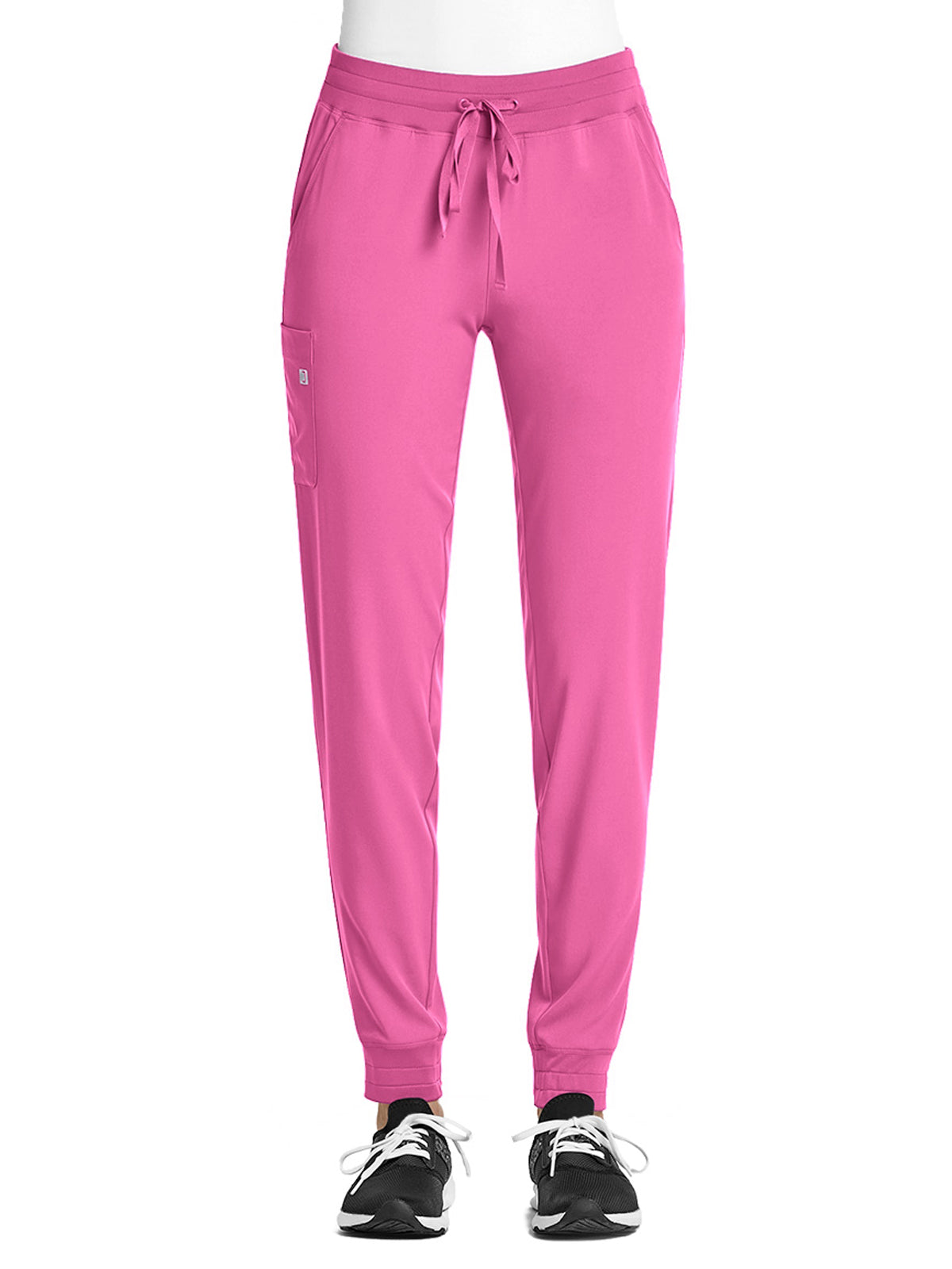 Women's Fitted Five-Pocket Jogger Pant - SJ202 - Pink Pop