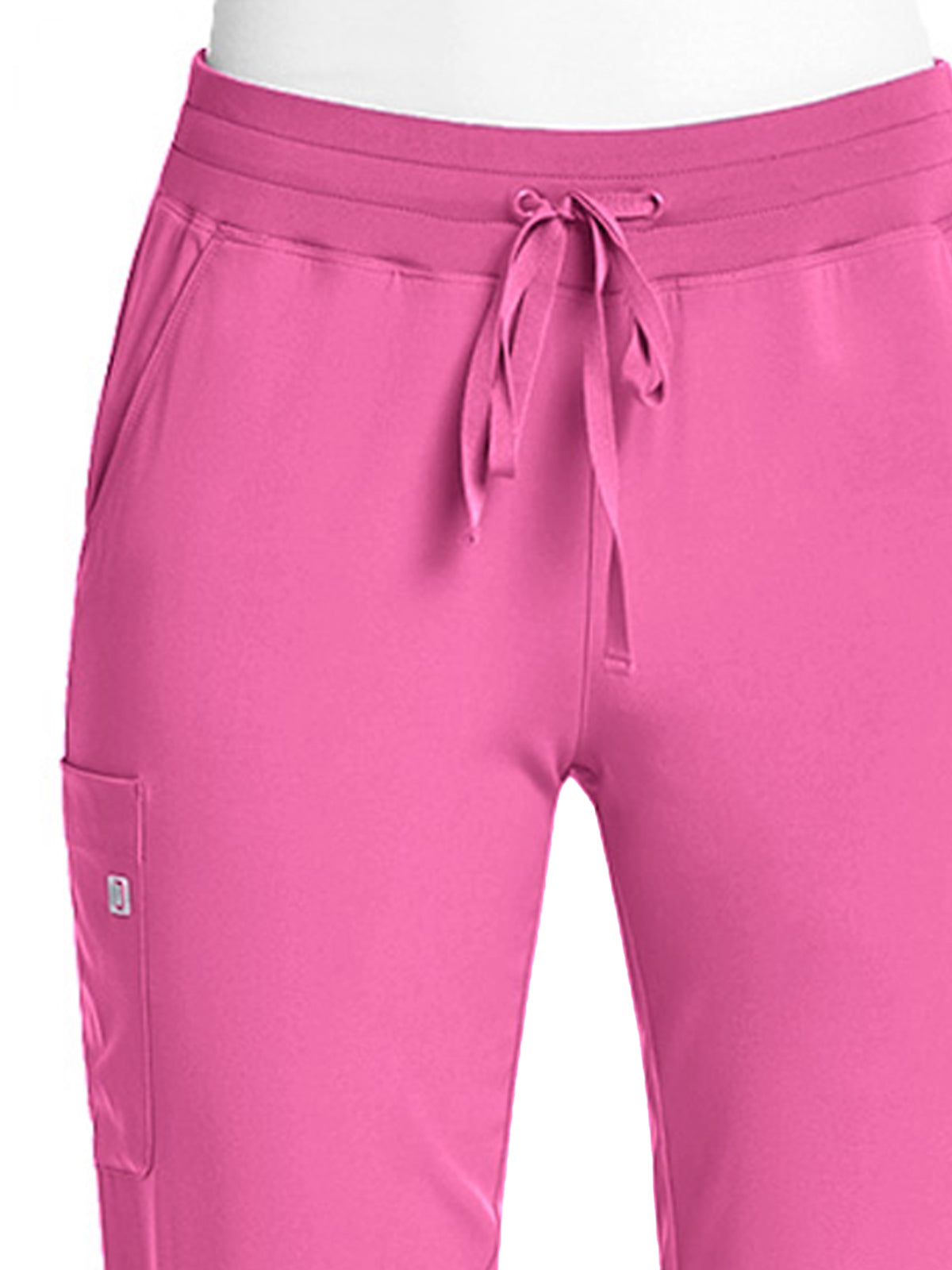 Women's Fitted Five-Pocket Jogger Pant - SJ202 - Pink Pop