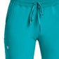 Women's Fitted Five-Pocket Jogger Pant - SJ202 - Teal