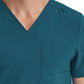 Unisex One-Pocket V-Neck Top - SJ501 - Caribbean