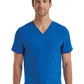 Unisex One-Pocket V-Neck Top - SJ501 - Royal Blue