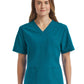 Unisex Three-Pocket V-Neck Top - SJ503 - Caribbean