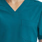 Unisex Three-Pocket V-Neck Top - SJ503 - Caribbean