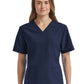 Unisex Three-Pocket V-Neck Top - SJ503 - Navy