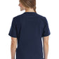 Unisex Three-Pocket V-Neck Top - SJ503 - Navy