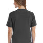Unisex Three-Pocket V-Neck Top - SJ503 - Pewter