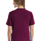 Unisex Three-Pocket V-Neck Top - SJ503 - Wine